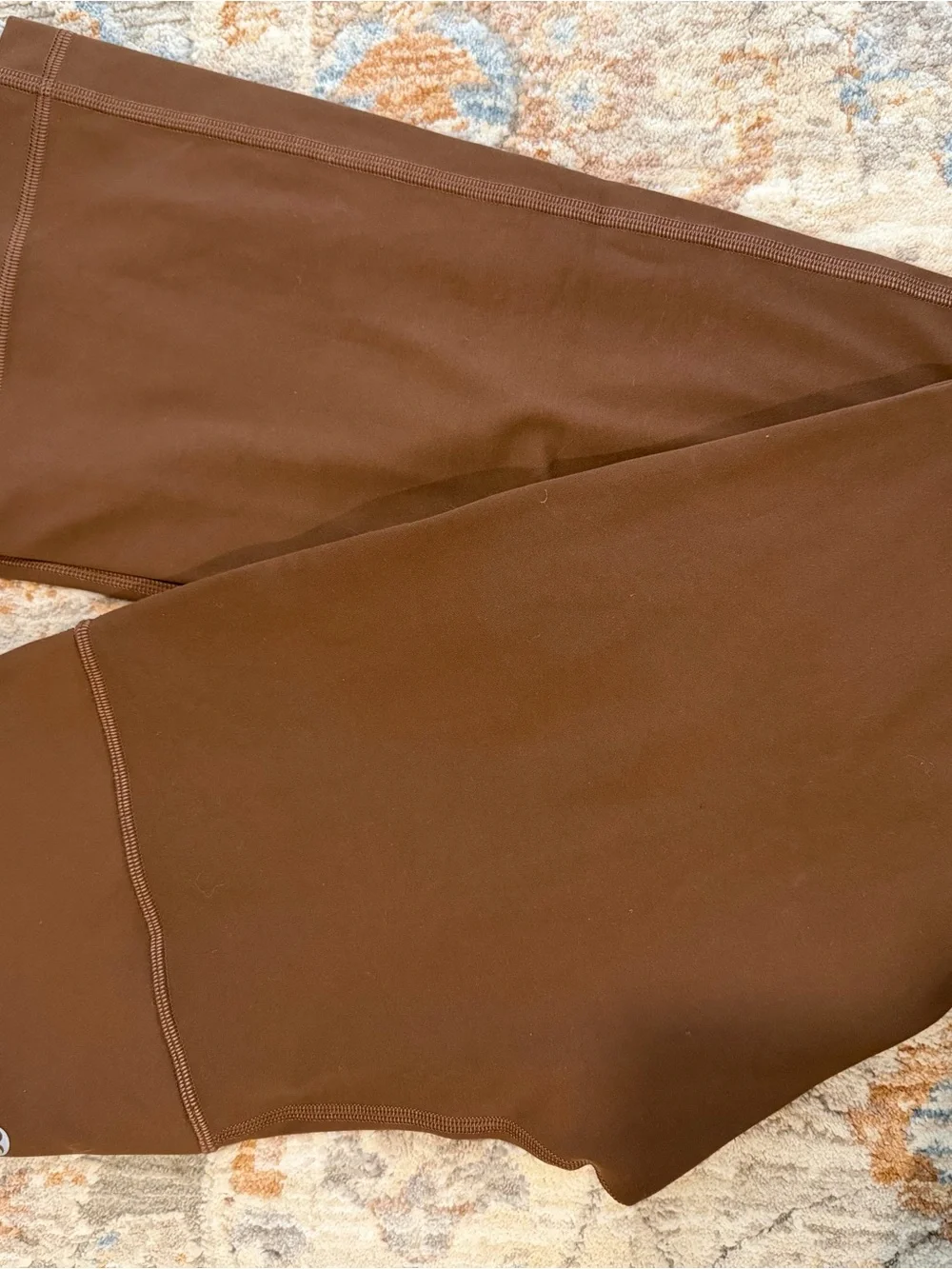lululemon athletica Brown High-Rise Flare Leggings (Short)